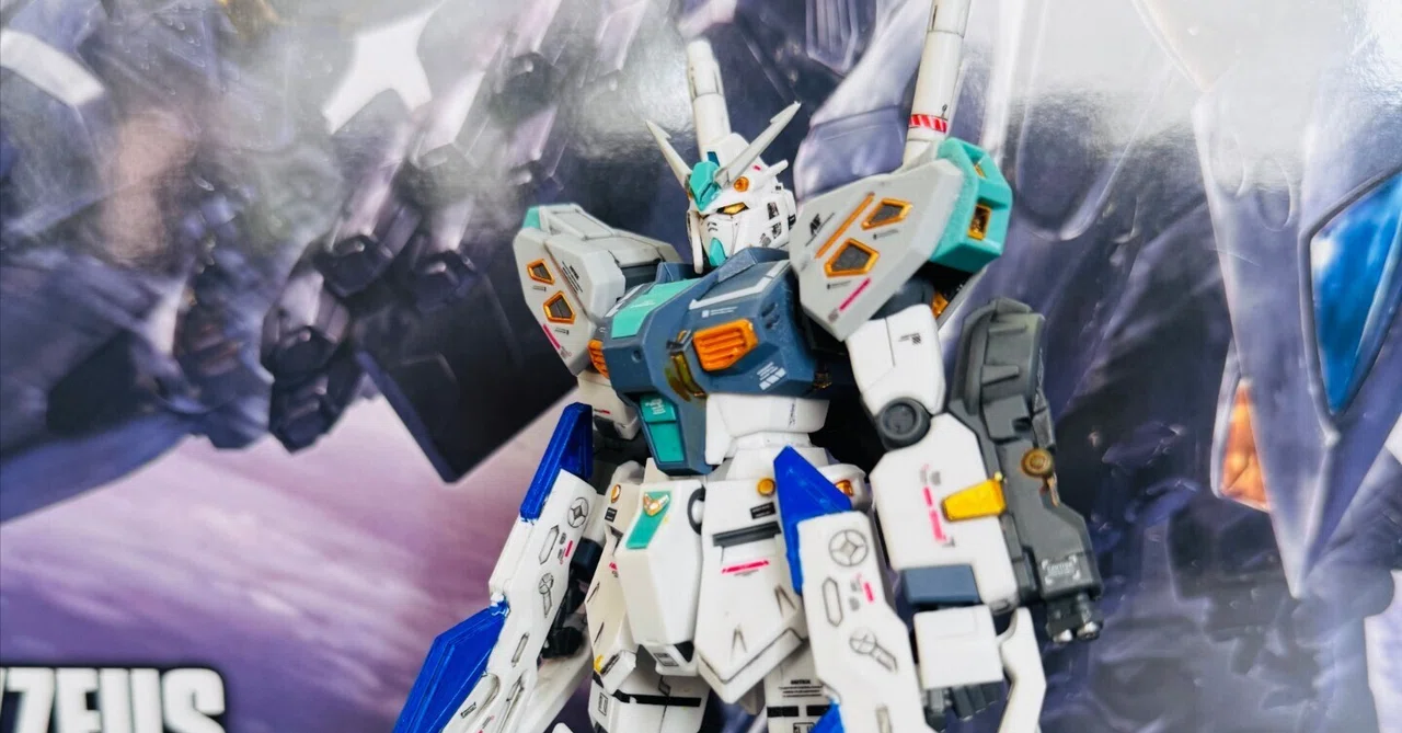 プラモ製作：HGUC アリュゼウス（量産型νガンダム）｜A24-C:Camp