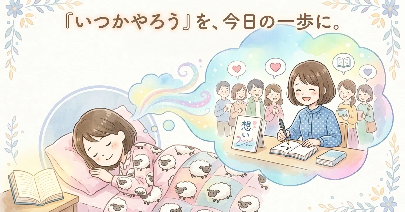 ライティングマラソン他 ハッピーライティングマラソン#62「いつかやろう」と思って、もう何年