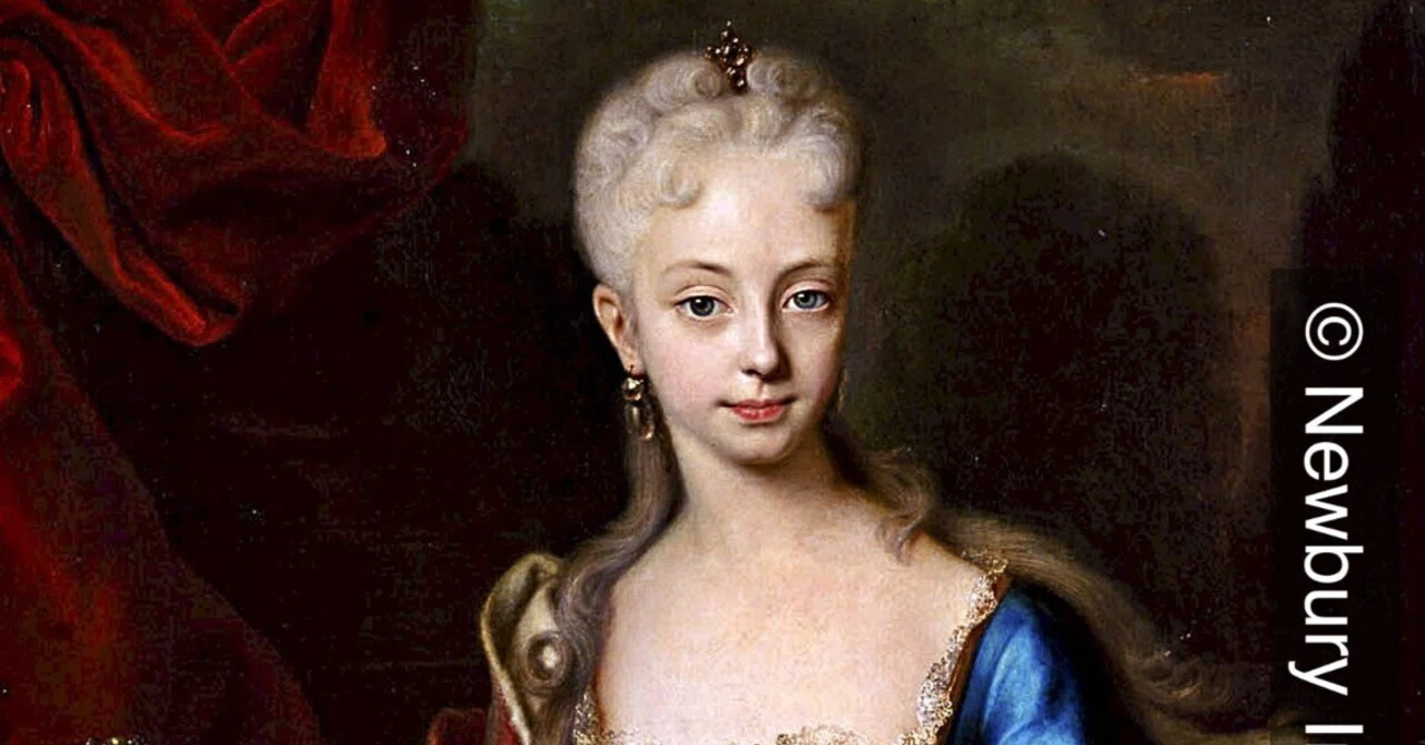 王女マリア・テレーサの肖像 西洋人物画 クラシック インテリア 額装 ゴールド 王女マリア・テレーサの肖像 西洋人物画 クラシック インテリア 額装
