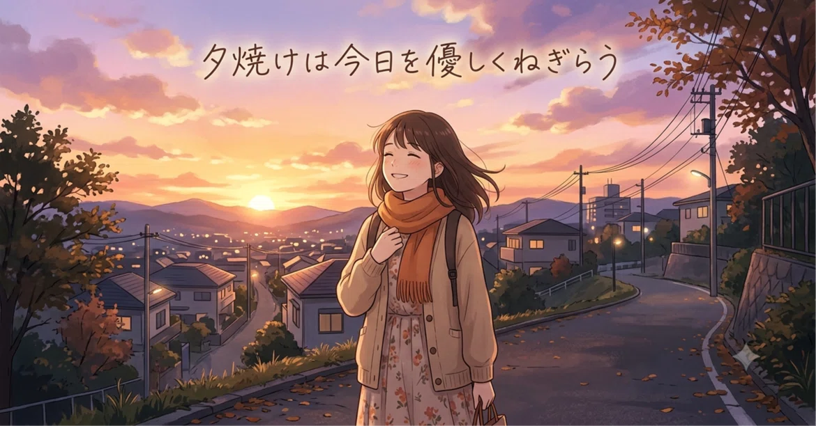 [AI Song Introduction] The Sunset Gently Soothes Today｜ぶどうスパーク｜フォロバ100