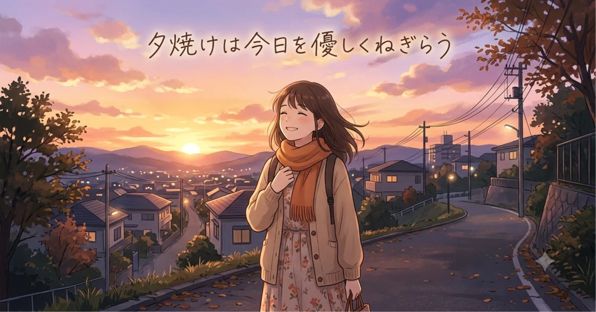 [AI Song Introduction] The Sunset Gently Soothes Today｜ぶどうスパーク｜フォロバ100
