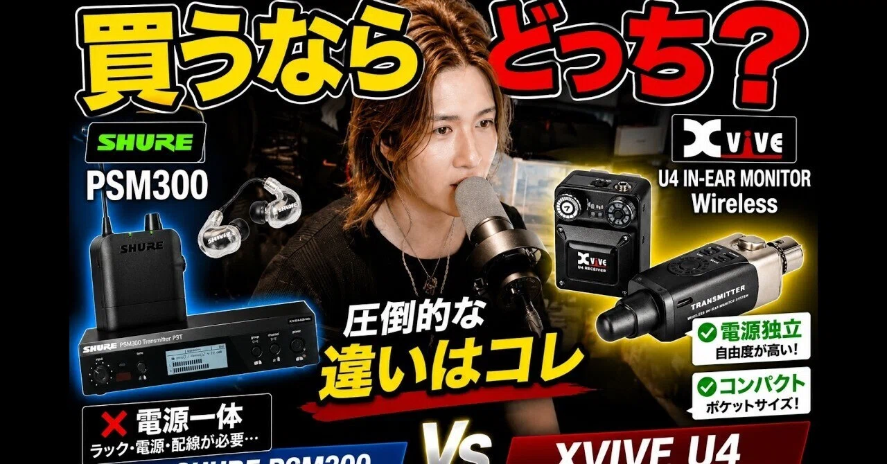 案件でも結論は変わらなかった。Xvive XV-U4が一番おすすめな