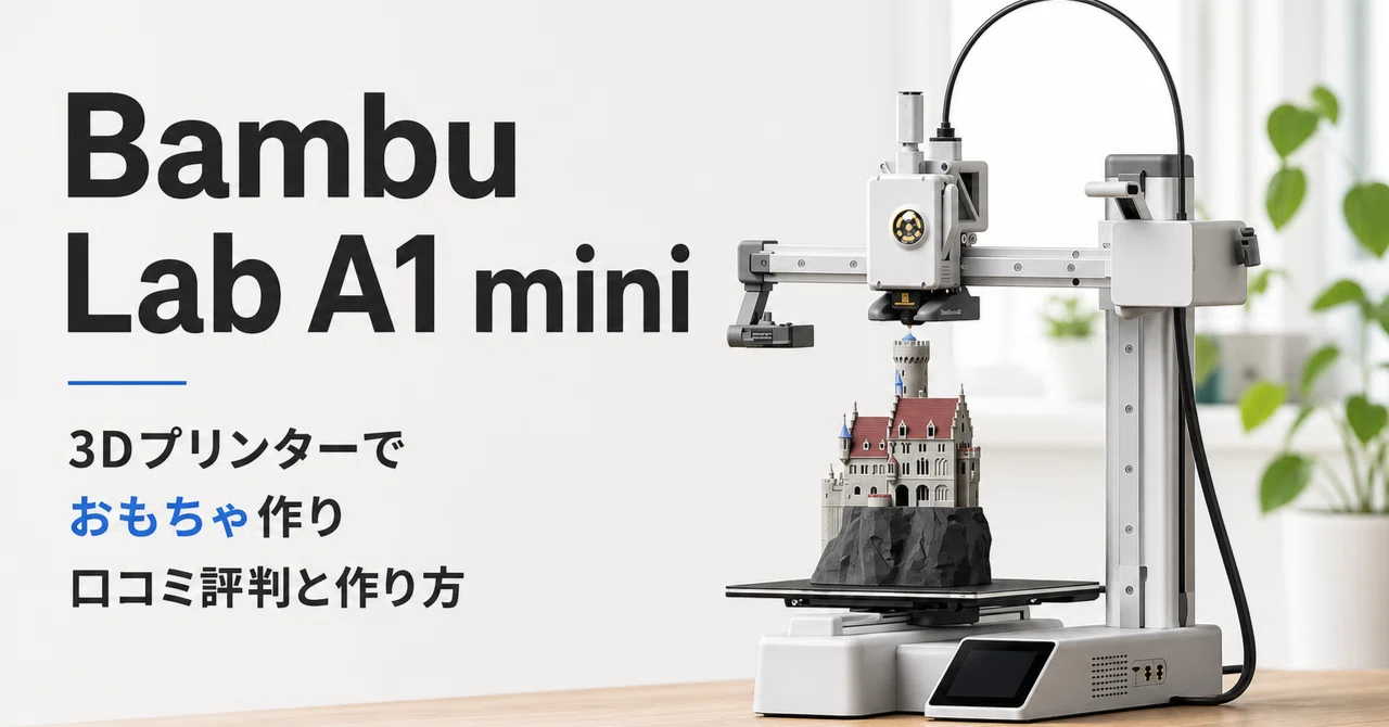 Bambu Lab A1 mini のレビュー・口コミ評判と特徴 3Dプリンター