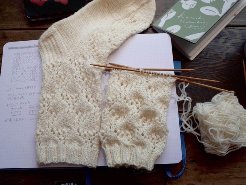 靴下を編み 人に会いに行く Itoshigoto Note