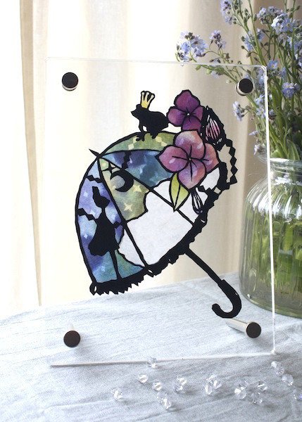切り絵図案 カエルの王子さま 切り絵作家佐川綾野 Note