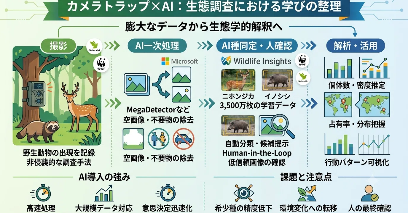 Camera Traps (Motion Detection/Fixed-Point Photography) × AI｜platypus2000jp