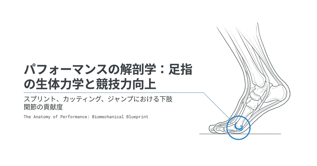「足指で地面をつかむ」ほど、速く走れるのか？