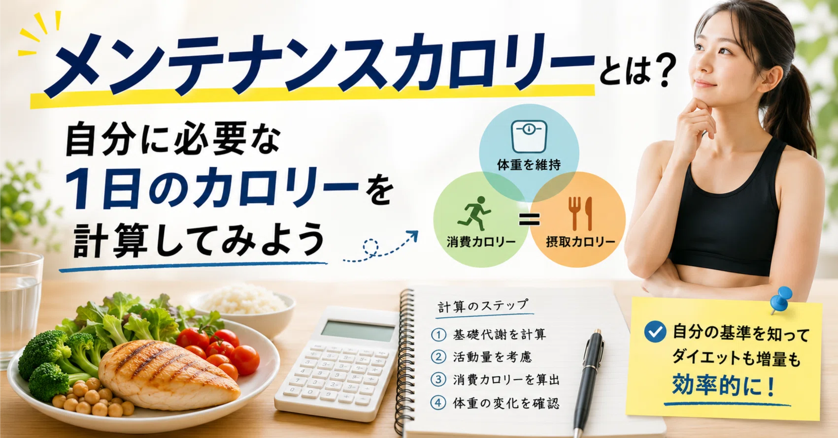 メンテナンス カロリー 計算
