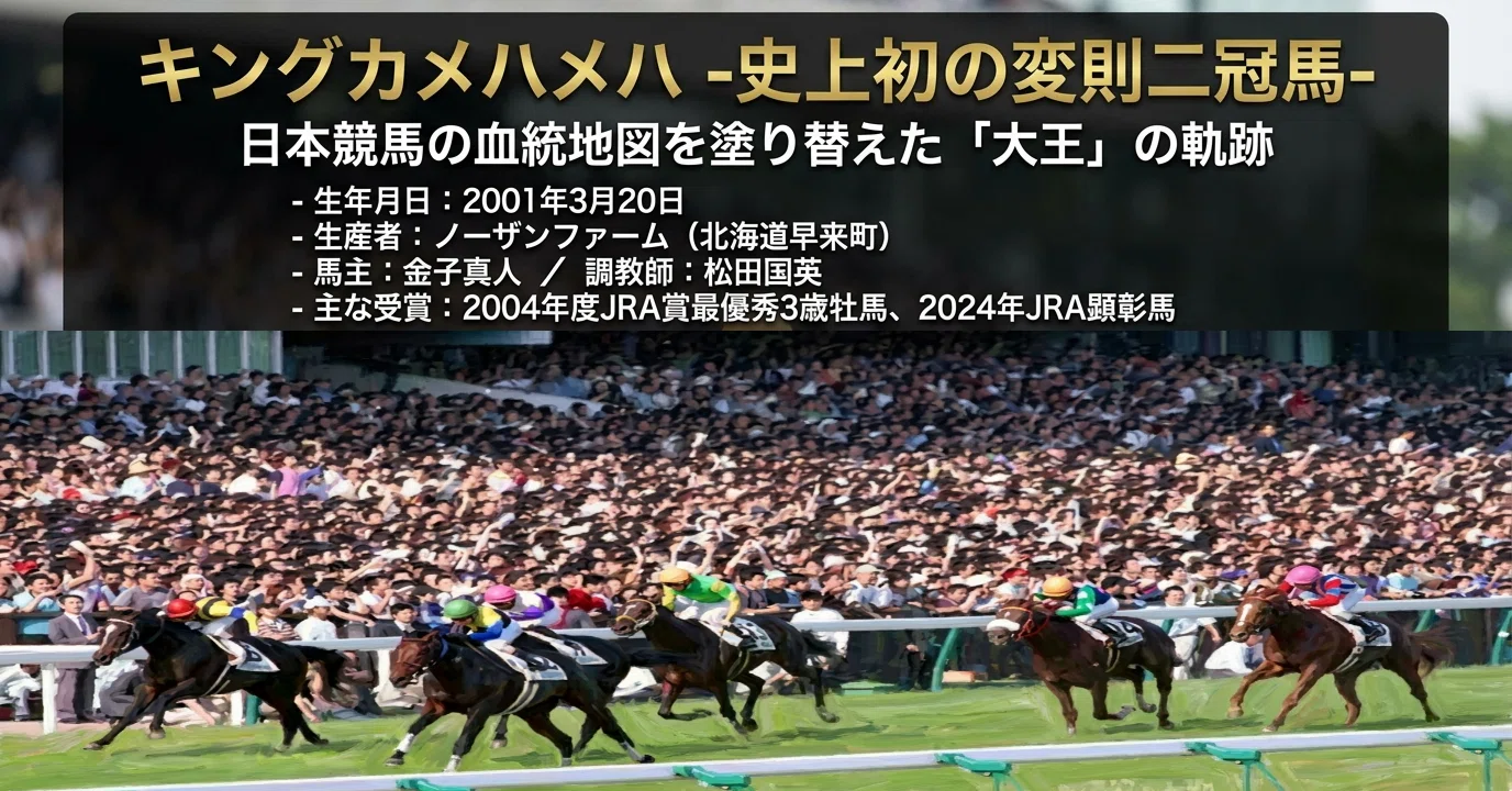 キングカメハメハ -史上初の変則二冠馬-｜ハサミおじさん