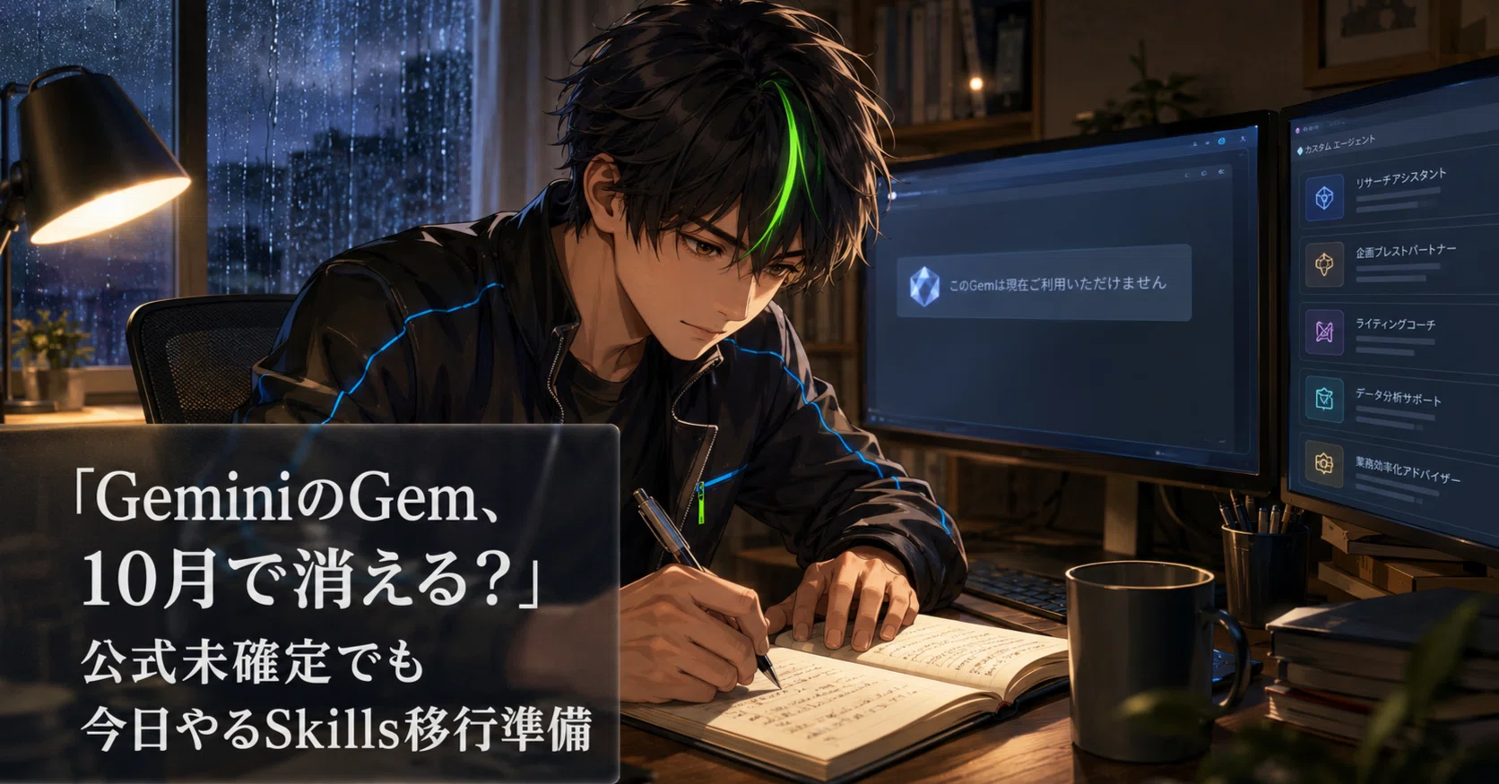 Gemini Gems disappearing in October?” Preparing for Skills