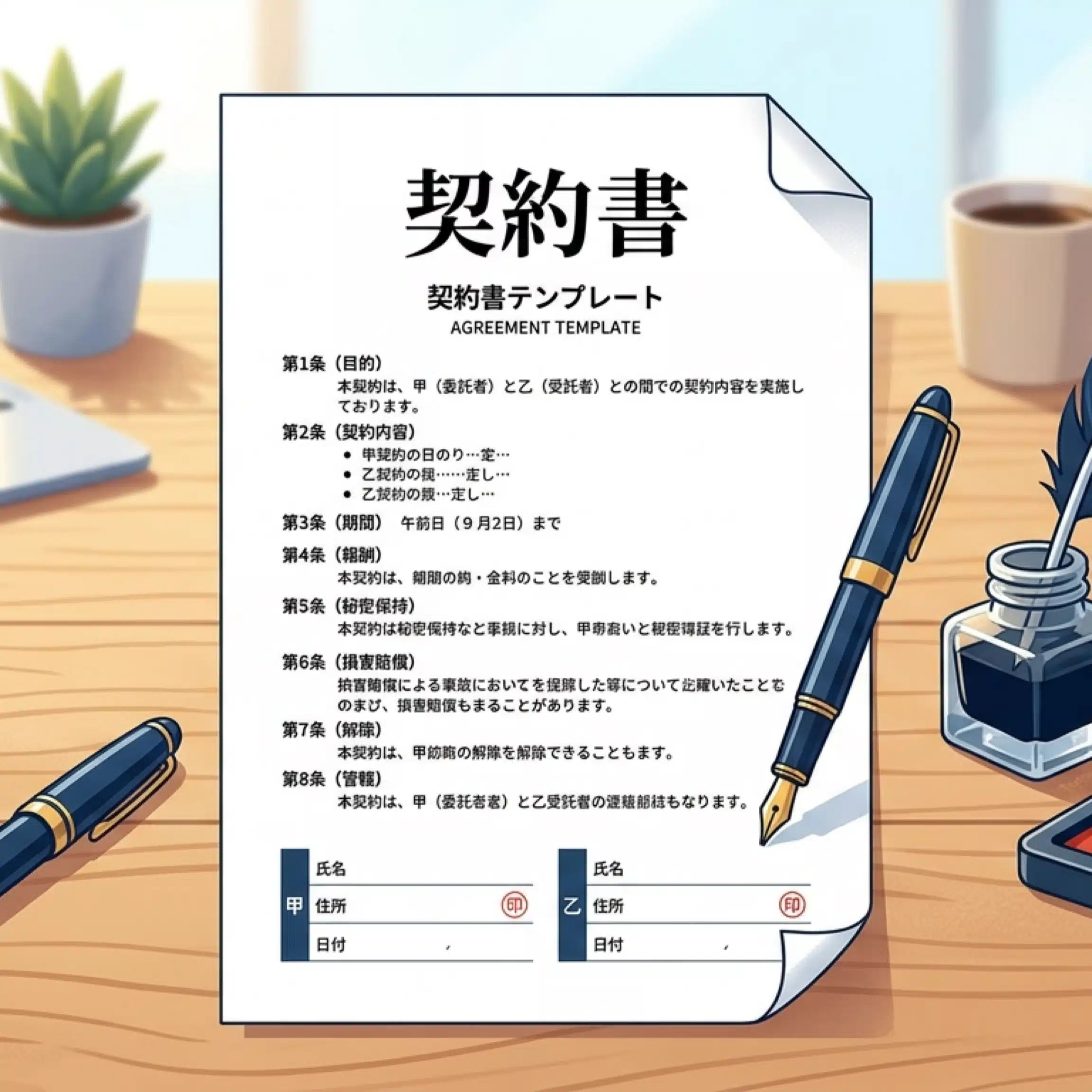 トコ@そのまま使える契約書・実務テンプレ