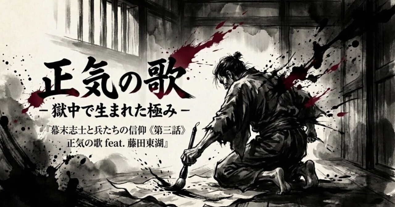 【連載】幕末志士と兵たちの信仰 《第3話》 正気の歌 feat. 藤田東湖 - 獄中で生まれた極み - from 大和イズム｜Khaosan ...
