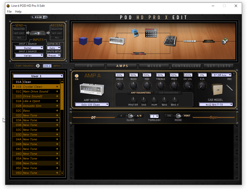 LINE 6 POD Pro ギターエフェクター音出し確認　手作りケース付き LINE 6 POD Pro ギターエフェクター音出し確認 手作りケース付き