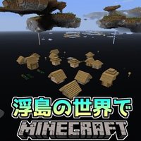 Minecraft ワールドタイプ浮島で遊んでいます 廃坑に行商人が出現しましたが欲しい物を出してくれません 暫くは奈落生活が続きそうです ぷらしま Purashima Note