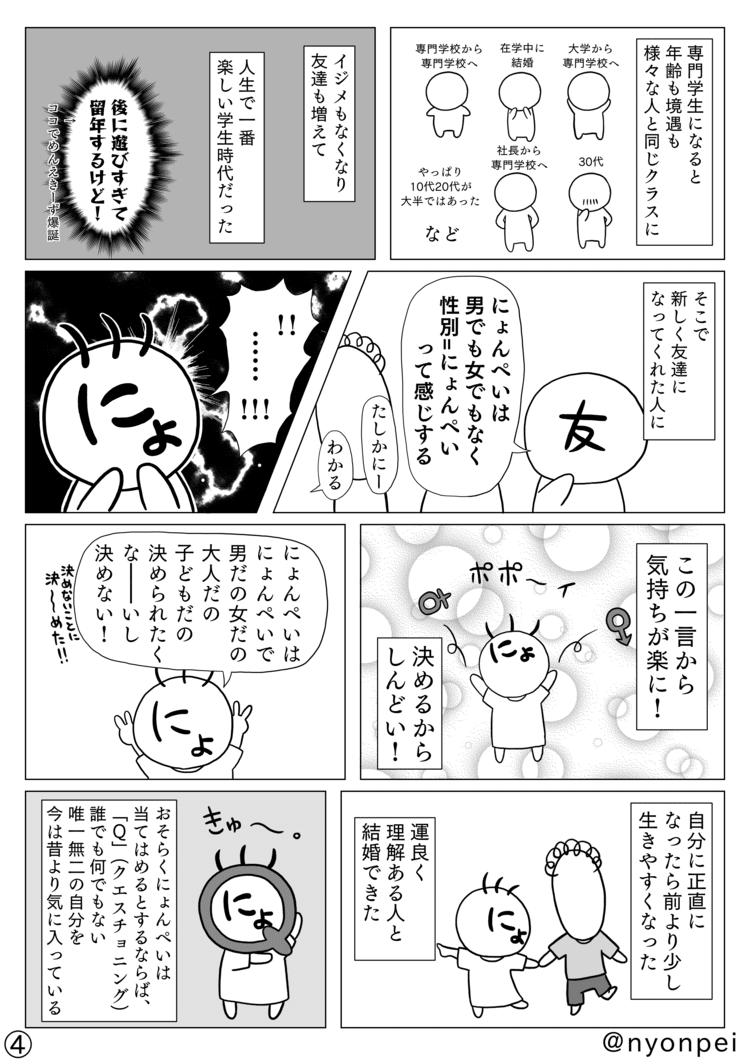 性別の話 にょんぺい Note