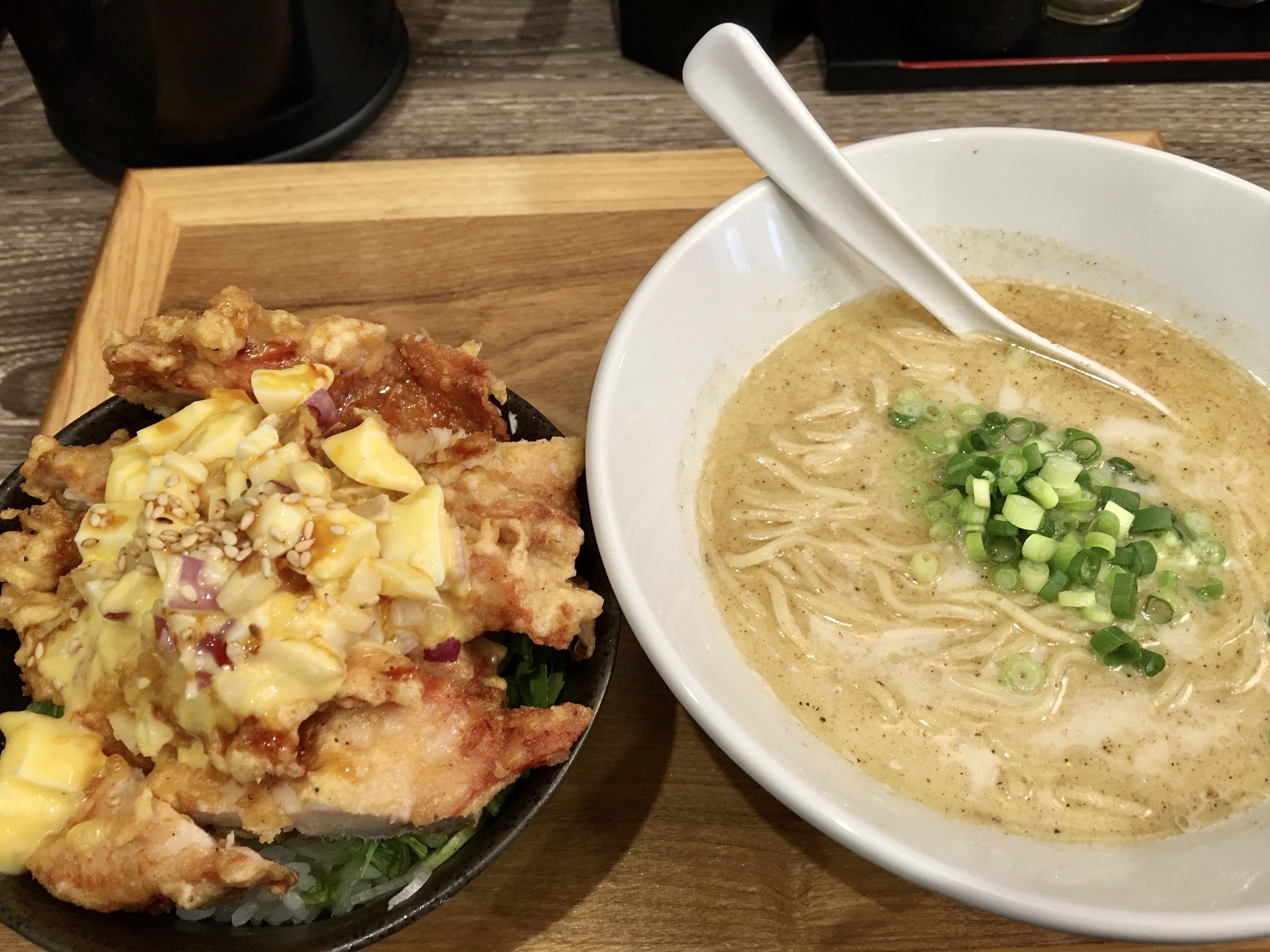 麺処禅 三軒茶屋で禅そばベーシック 唐揚げ丼 おぐ Note