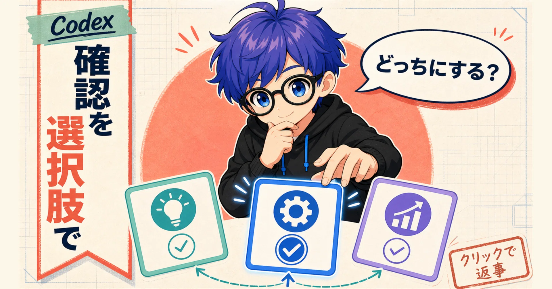Codex】確認を「選択肢」形式で出してもらう便利設定｜moz