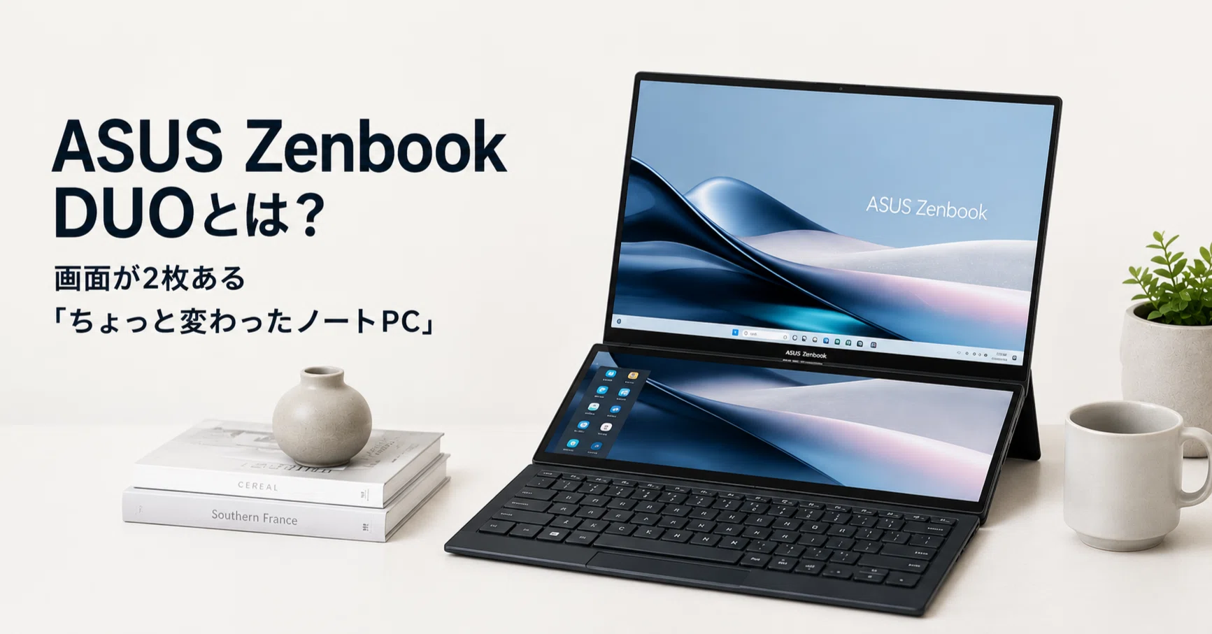 What is the ASUS Zenbook DUO? A 'unique laptop' with two screens