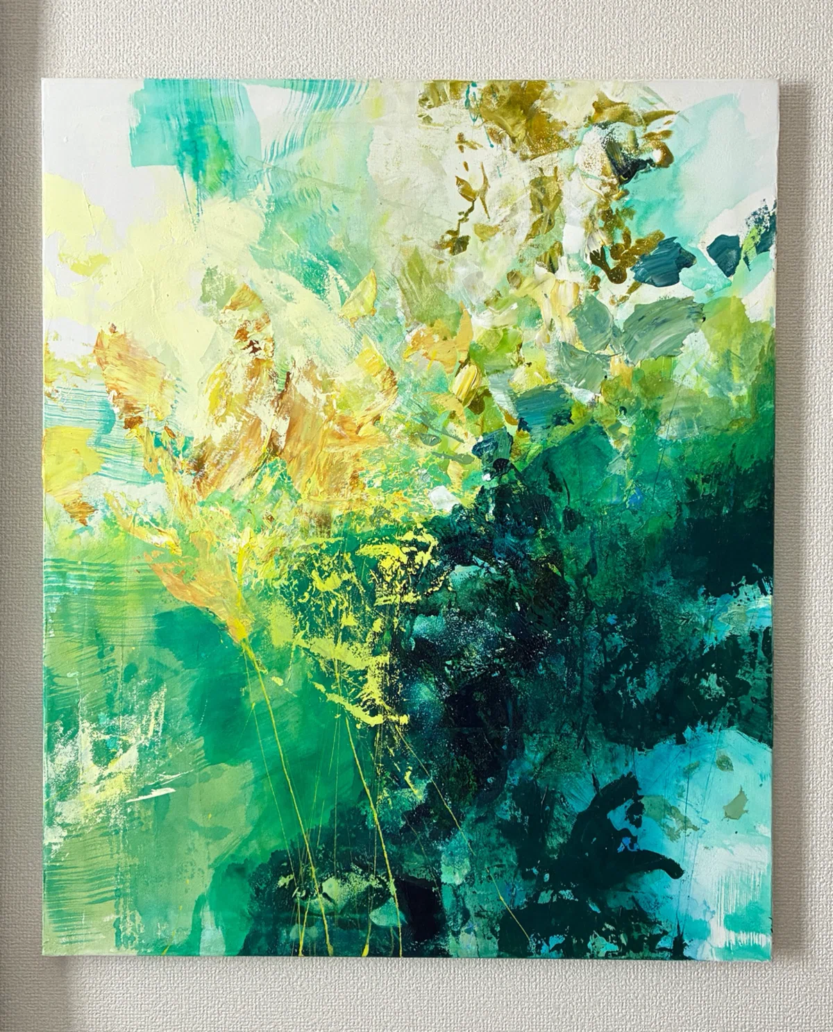 完成。展示します | 抽象画 連載 #5｜きのした | 抽象画