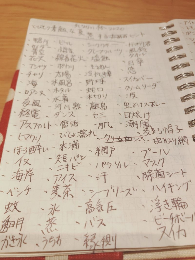 とびきり素敵な夏にするために とびきり素敵な夏 Note とびきり素敵な夏にするために とびきり素敵な夏 Note