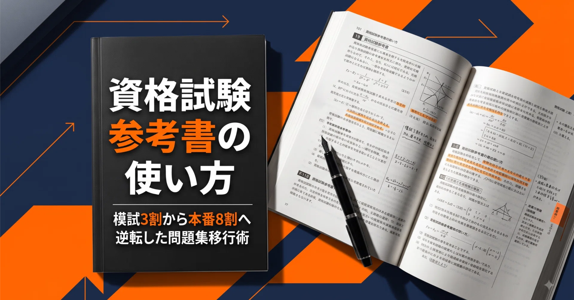 参考書まとめ 資格試験参考書の使い方｜模試3割から本番8割へ逆転した問題集移行術