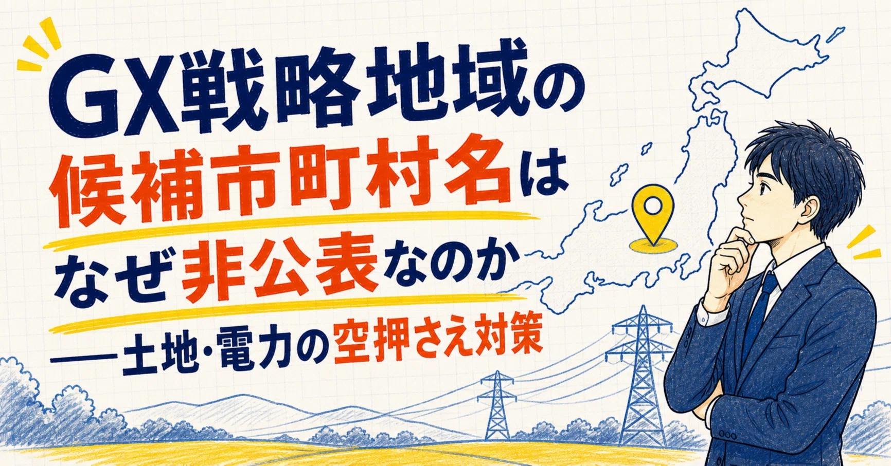GX戦略地域の候補市町村名はなぜ非公表なのか――土地・電力の空押さえ