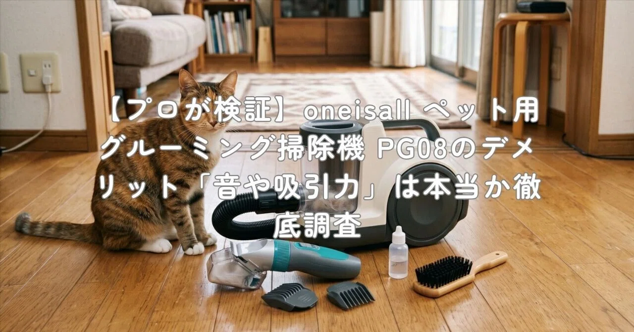 プロが検証】oneisall ペット用グルーミング掃除機 PG08のデメリット