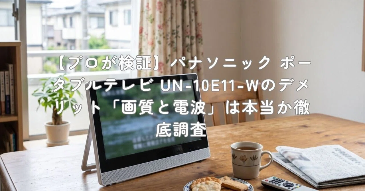 プロが検証】パナソニック ポータブルテレビ UN-10E11-Wのデメリット