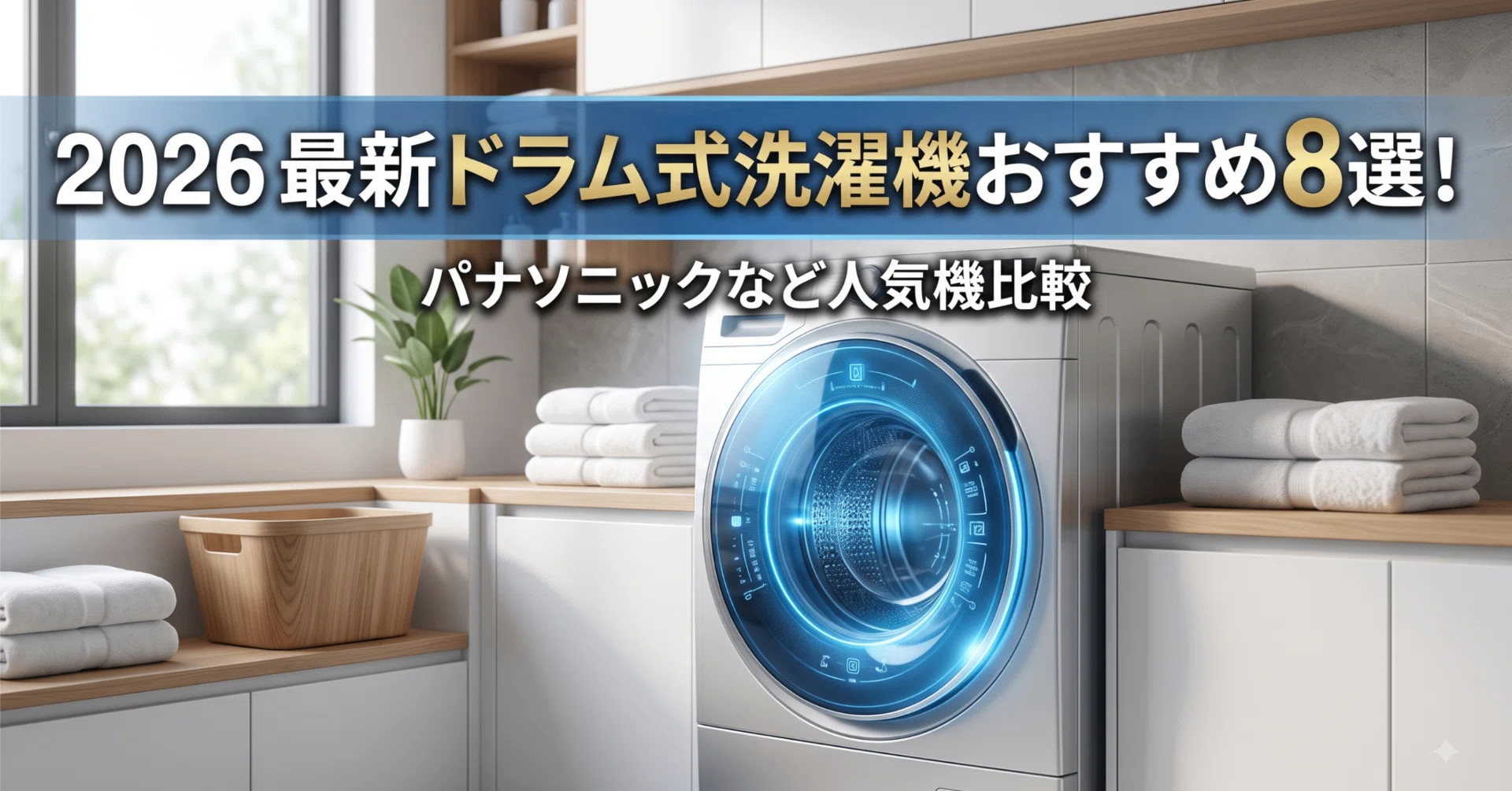 ドラム式洗濯機で後悔しない！2026年最新おすすめ8選と搬入・給排水の