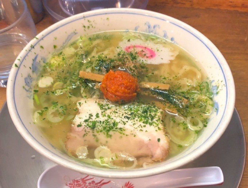 ミニからみそラーメン:龍上海