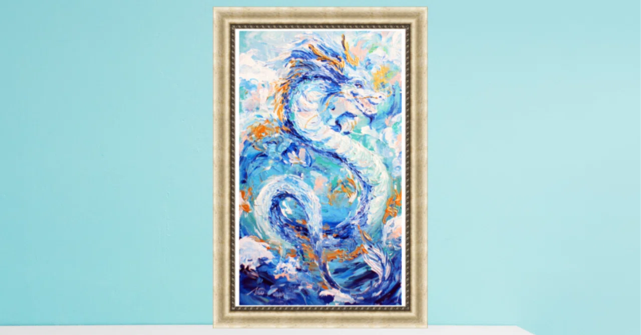 ◉SOLD】「龍神は、笑顔で降臨」｜infinity artist NAO｜無限藝術家