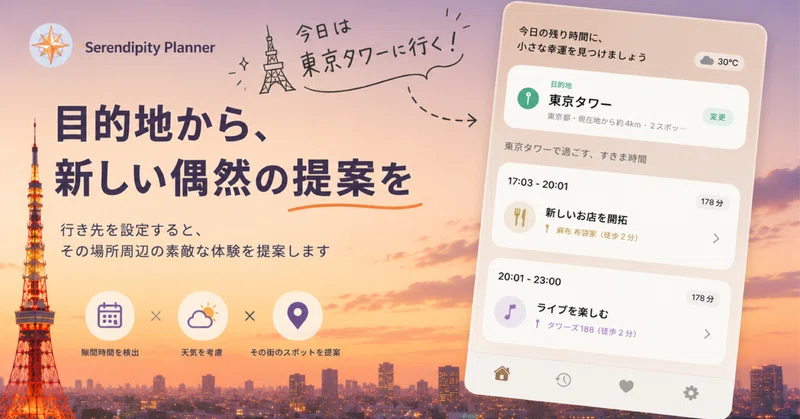 メジャーアップデート｜目的地から提案する機能を追加しました