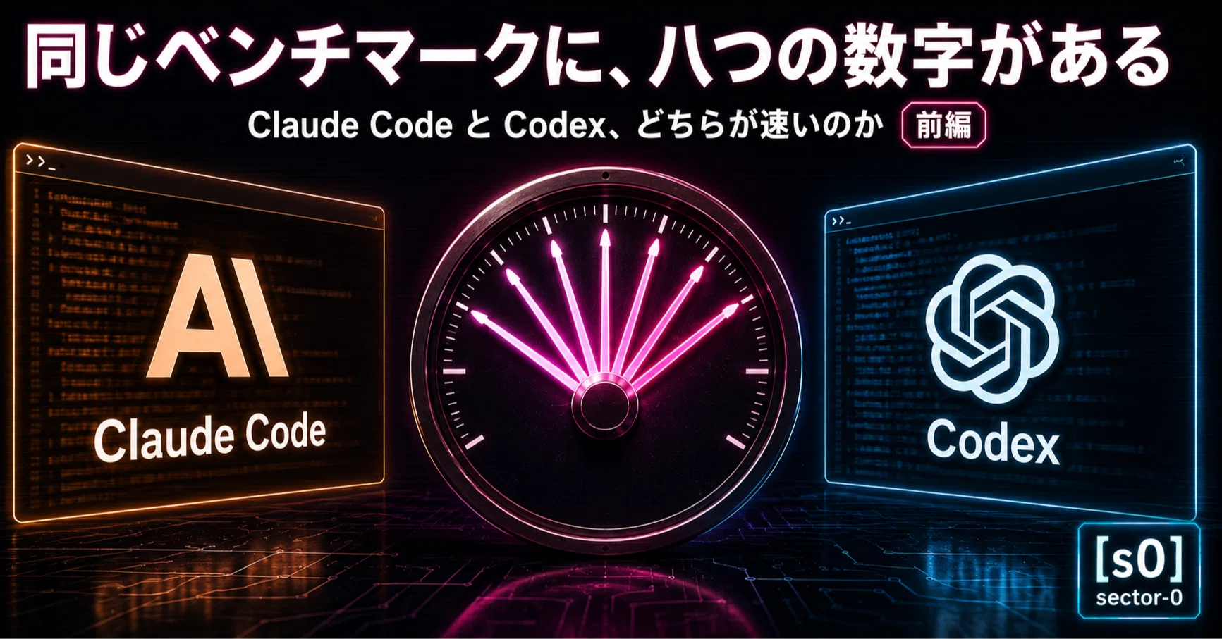 sector-0】同じベンチマークに、八つの数字がある ── Claude Codeと