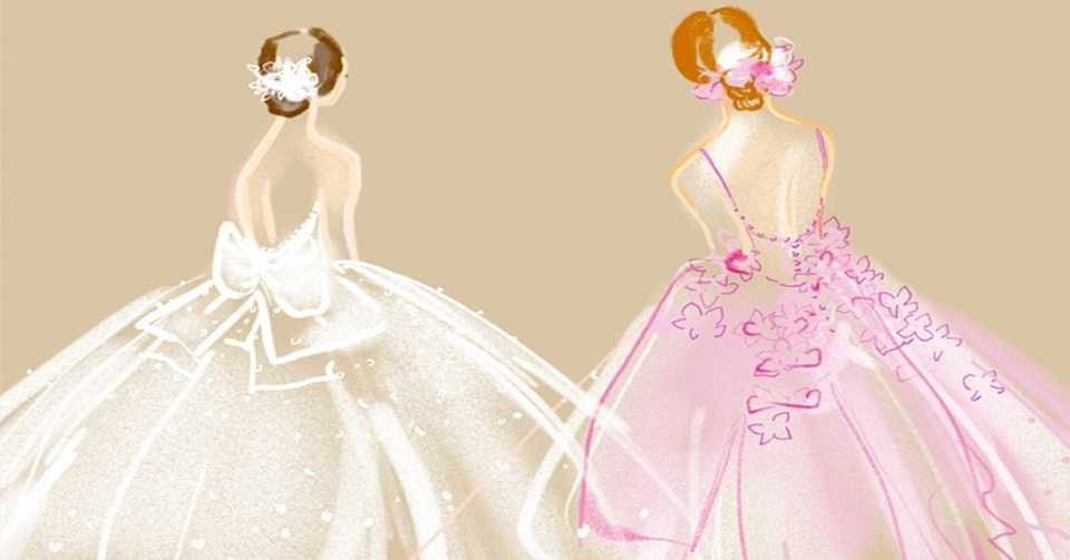 試着のタイミングで結婚式が理想のものに 花よめ喫茶 Note