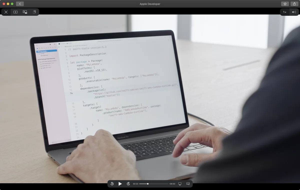 Use Swift on AWS Lambda with Xcode for Busy People - #WWDC20|戸画美角