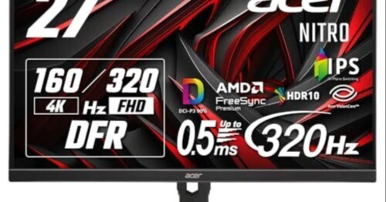 Acer XV270KV4bmiiprx レビュー｜4Kと320Hzの切替、サイズ感と注意点
