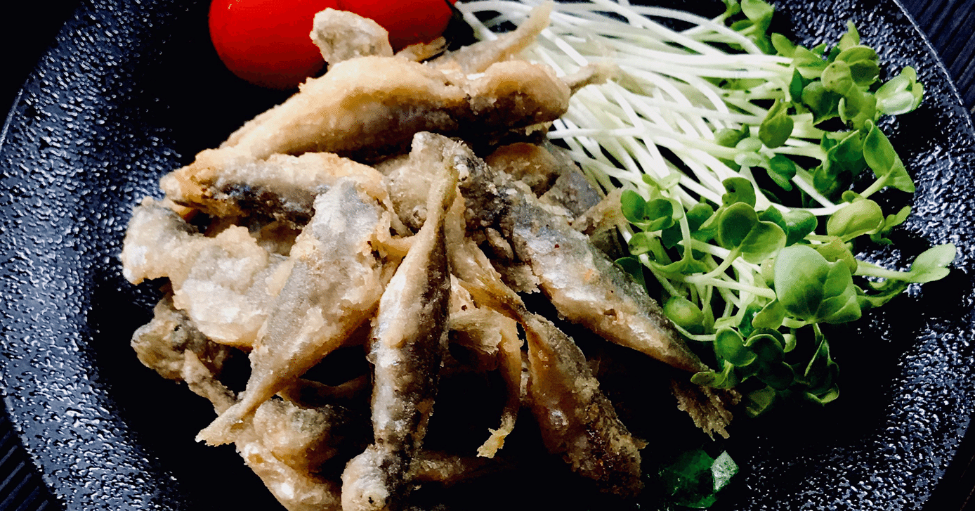 豆アジの唐揚げ As Note