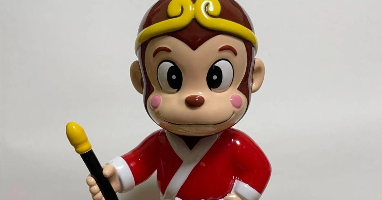 古い ソフビ 指人形 世界名作アニメ 西遊記 悟空　平成レトロ 古い ソフビ 指人形 世界名作アニメ 西遊記 悟空 平成レトロ 古い