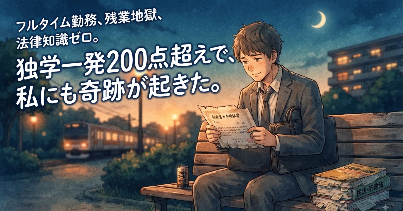 実話・行政書士試験】無敵の夜明け、200点超の証明書｜法令択一知識CHANNEL