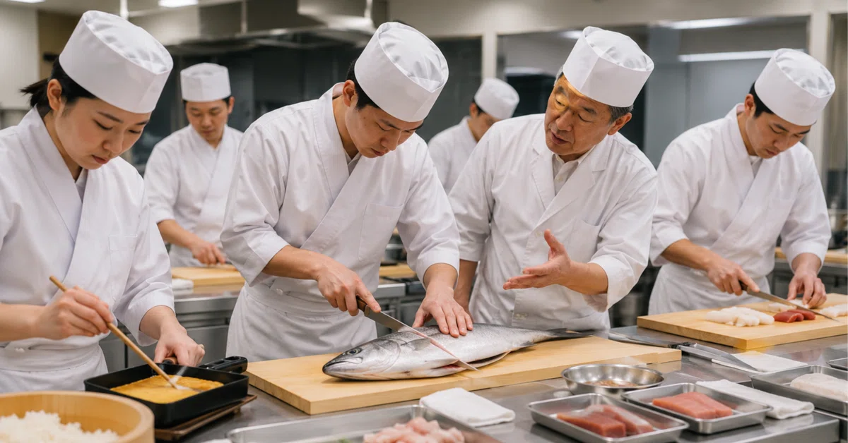 Can a sushi chef be trained in three months? A school that turned ...