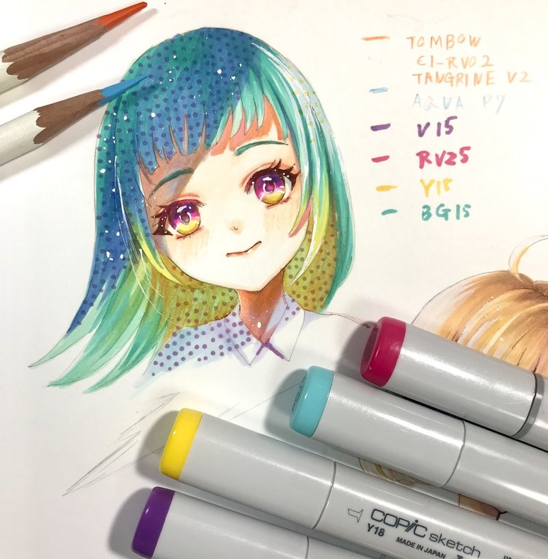 コピック スケッチファインでイラストかいてみた ななこ Note コピック スケッチファインでイラストかいてみた ななこ Note