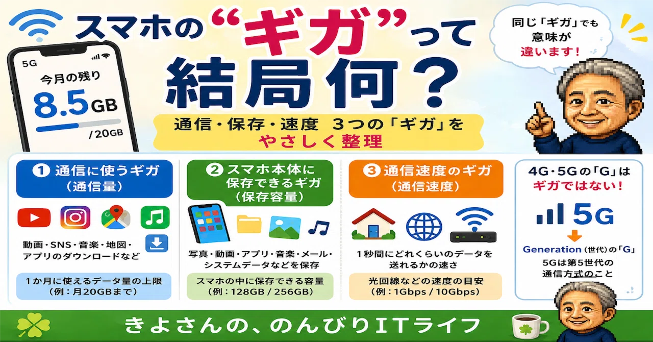 スマホ ギガ と は