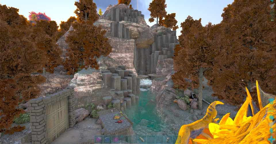 Arkの日 その5 なんとかバニア滝の見えるおうち 橙 Note