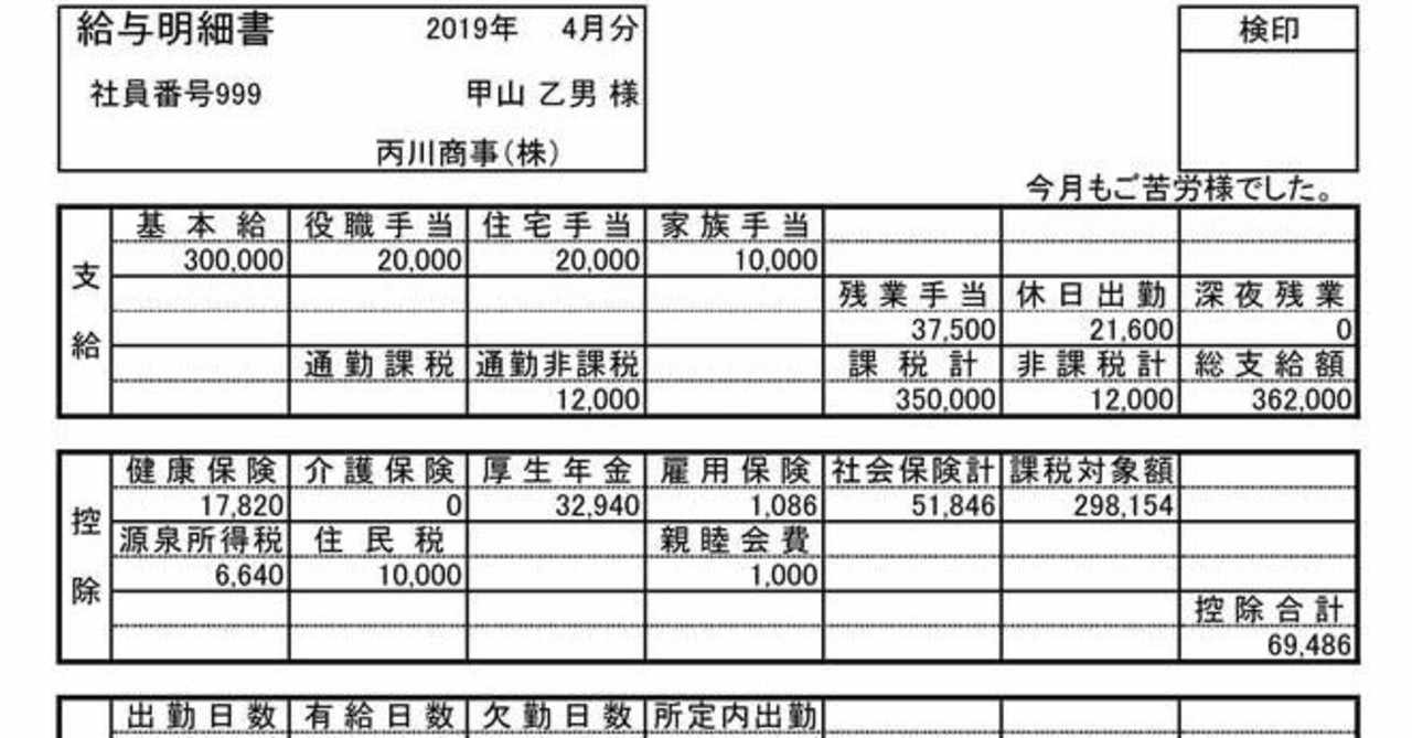 給与明細 の新着タグ記事一覧 Note つくる つながる とどける