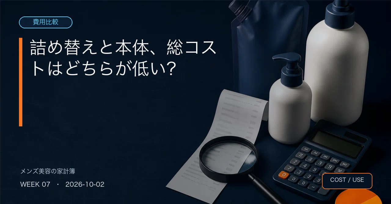 Which has a lower total cost: refills or the original container?｜ポンさん ...