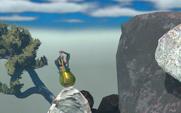 むしろ使うのが難しい壺 Getting Over It 攻略2｜Dのゲームやるぞブログ