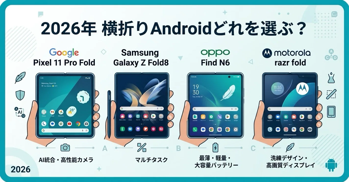 Which 2026 Horizontal-Folding Android Should You Choose? Comparing