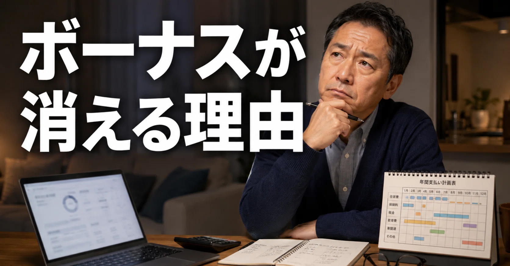 ボーナス 生活費 に 消える