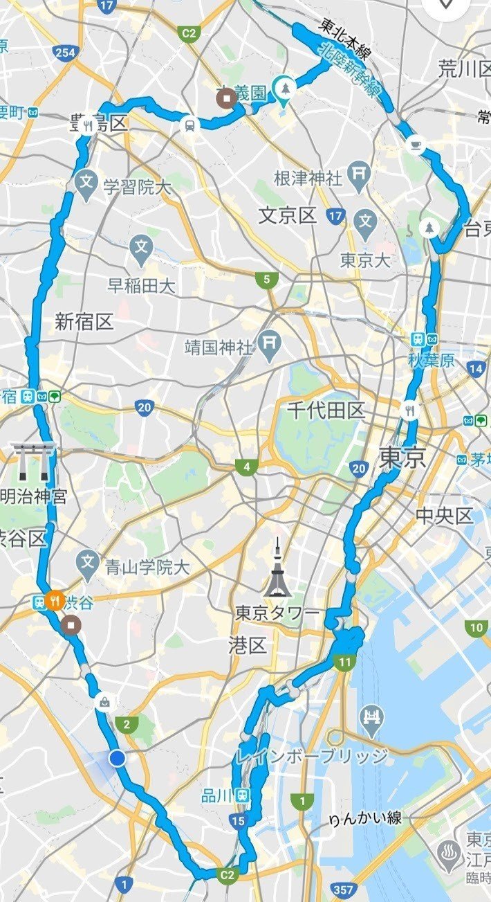 山手線を歩いて一周しました Miyaoka Note