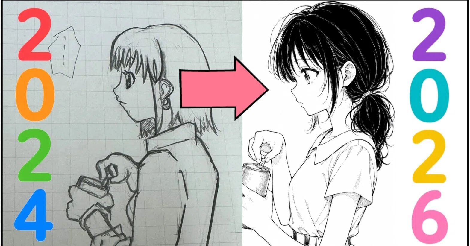 🎨「同じ絵、描き直してみた。」その1｜OSAKA